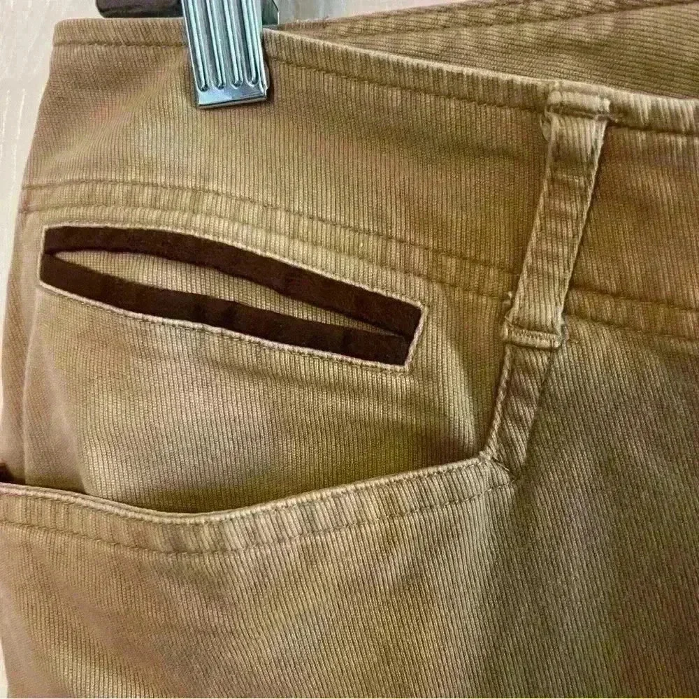 Lauren Ralph Lauren Tan Cropped Ankle Pants Womens Plus Size 16 GUC